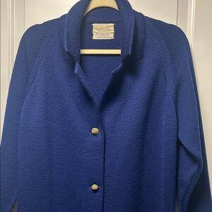 Vintage Wool Cardigan Overcoat by Lilly of California